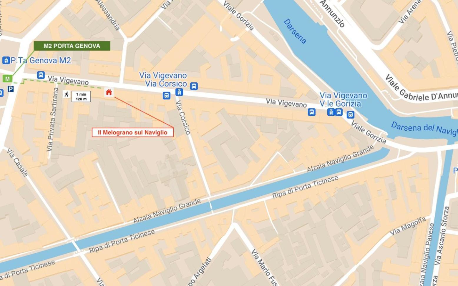 Il Melograno Sul Naviglio Apartman Milánó Kültér fotó